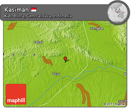Physical Map of Kasiman