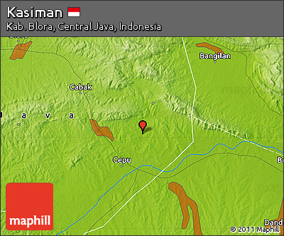 Physical Map of Kasiman