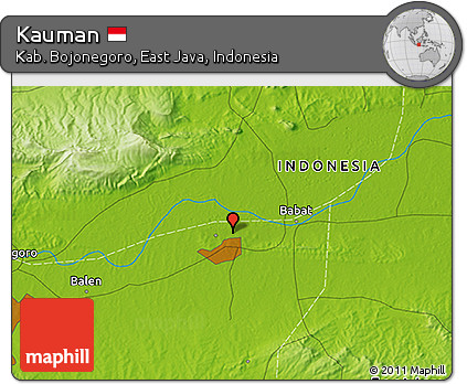 Physical 3D Map of Kauman