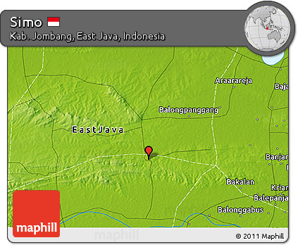Physical 3D Map of Simo