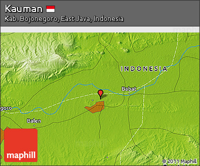 Physical 3D Map of Kauman