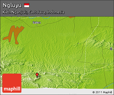 Physical 3D Map of Ngluyu