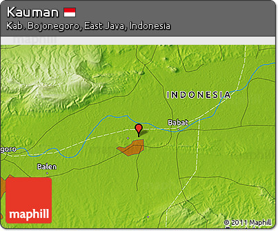 Physical 3D Map of Kauman