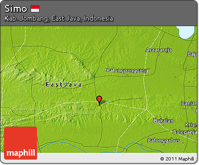 Physical 3D Map of Simo