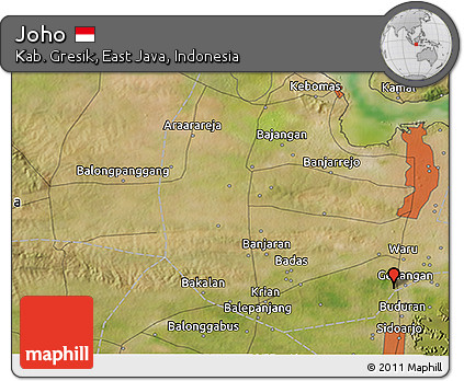 Satellite 3D Map of Joho