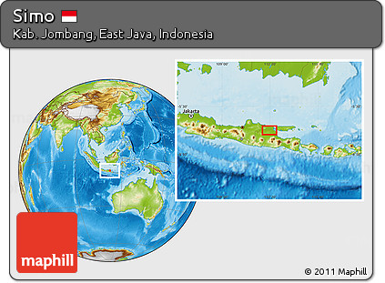 Physical Location Map of Simo