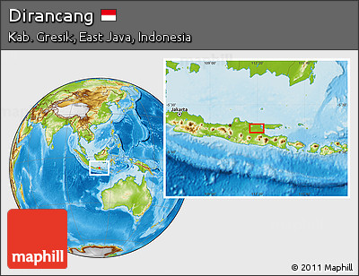 Physical Location Map of Dirancang
