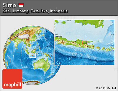 Physical Location Map of Simo