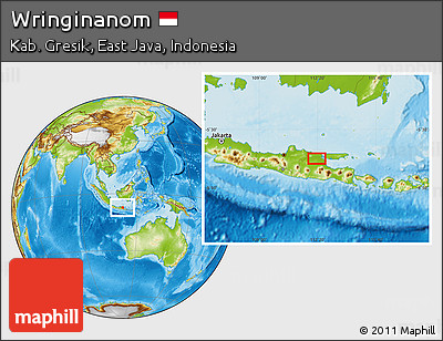 Physical Location Map of Wringinanom