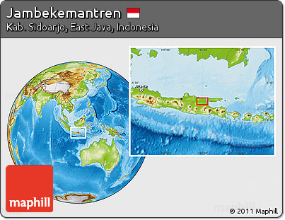 Physical Location Map of Jambekemantren