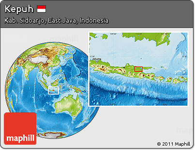 Physical Location Map of Kepuh