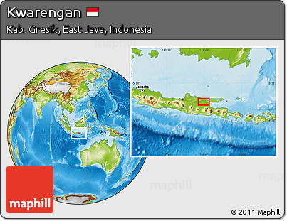 Physical Location Map of Kwarengan