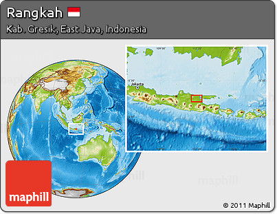 Physical Location Map of Rangkah
