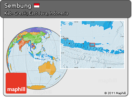 Political Location Map of Sembung