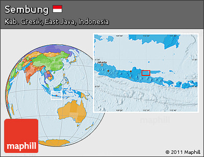 Political Location Map of Sembung