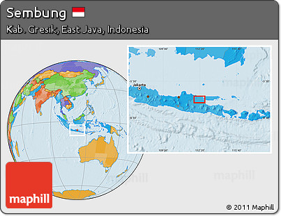 Political Location Map of Sembung