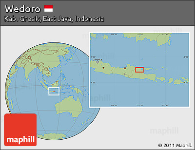 Savanna Style Location Map of Wedoro