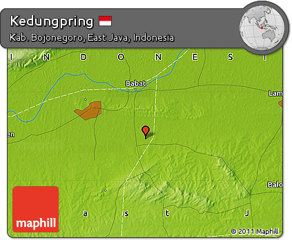 Physical Map of Kedungpring
