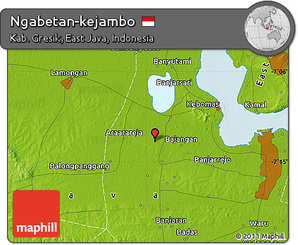 Physical Map of Ngabetan-kejambo