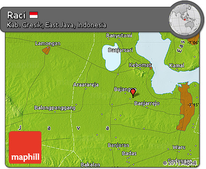 Physical Map of Raci