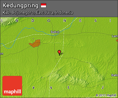 Physical Map of Kedungpring