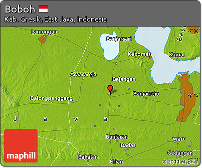 Physical Map of Boboh