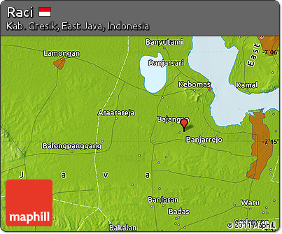 Physical Map of Raci