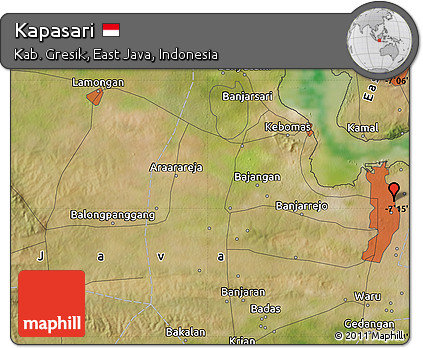 Satellite Map of Kapasari