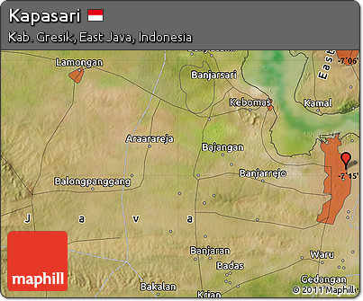 Satellite Map of Kapasari