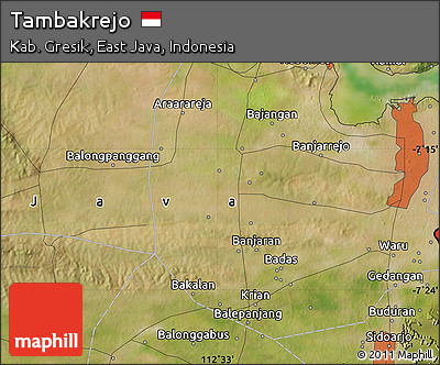 Satellite Map of Tambakrejo