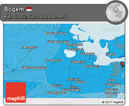 Political Panoramic Map of Bogem