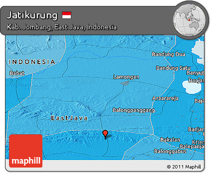 Political Panoramic Map of Jatikurung