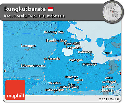 Political Panoramic Map of Rungkutbarata
