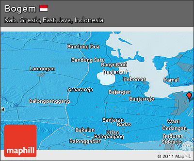 Political Panoramic Map of Bogem