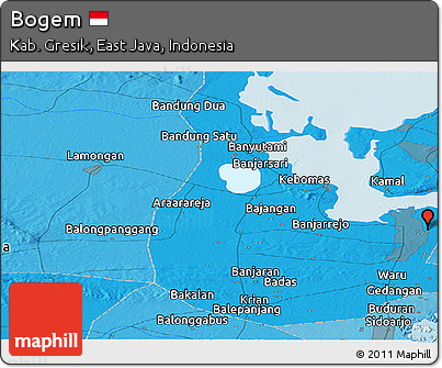 Political Panoramic Map of Bogem