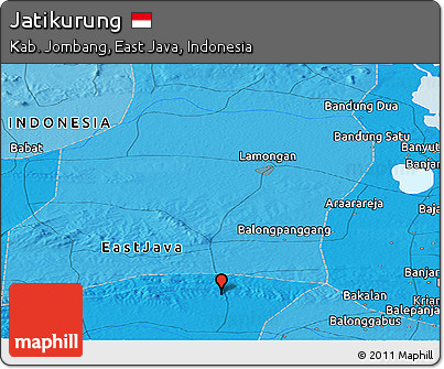 Political Panoramic Map of Jatikurung
