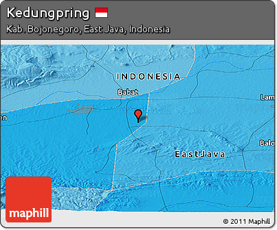 Political Panoramic Map of Kedungpring