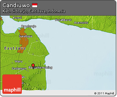 Physical 3D Map of Candiuwo