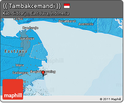 Political 3D Map of (( Tambakcemandi ))