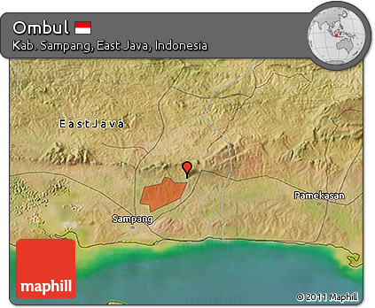 Satellite 3D Map of Ombul
