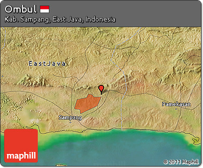 Satellite 3D Map of Ombul
