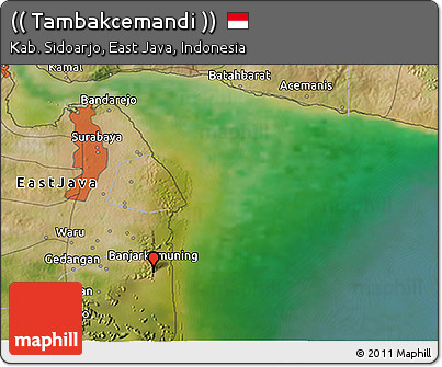 Satellite 3D Map of (( Tambakcemandi ))