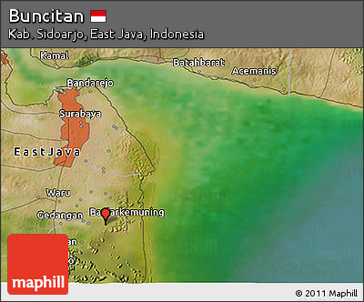 Satellite 3D Map of Buncitan
