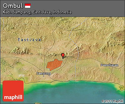 Satellite 3D Map of Ombul