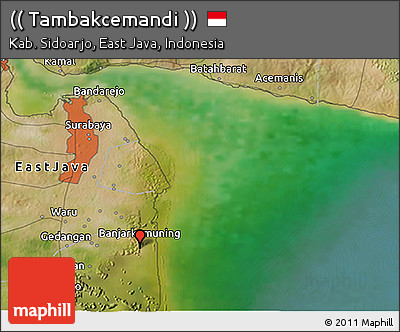 Satellite 3D Map of (( Tambakcemandi ))
