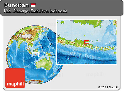 Physical Location Map of Buncitan