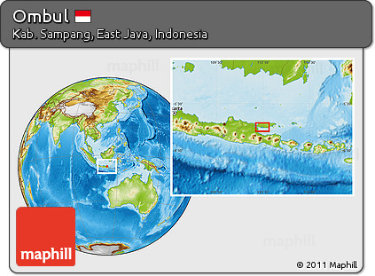Physical Location Map of Ombul