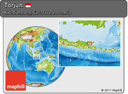 Physical Location Map of Torjun