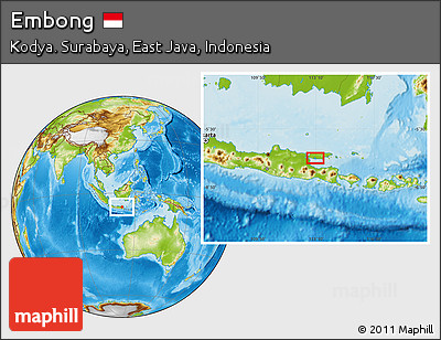 Physical Location Map of Embong
