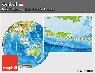 Physical Location Map of Ombul